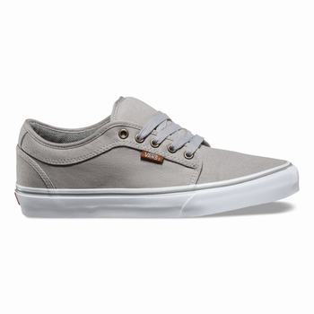 Panske Tenisky Vans Chukka Low Siva/Biele VA37FXKQJ